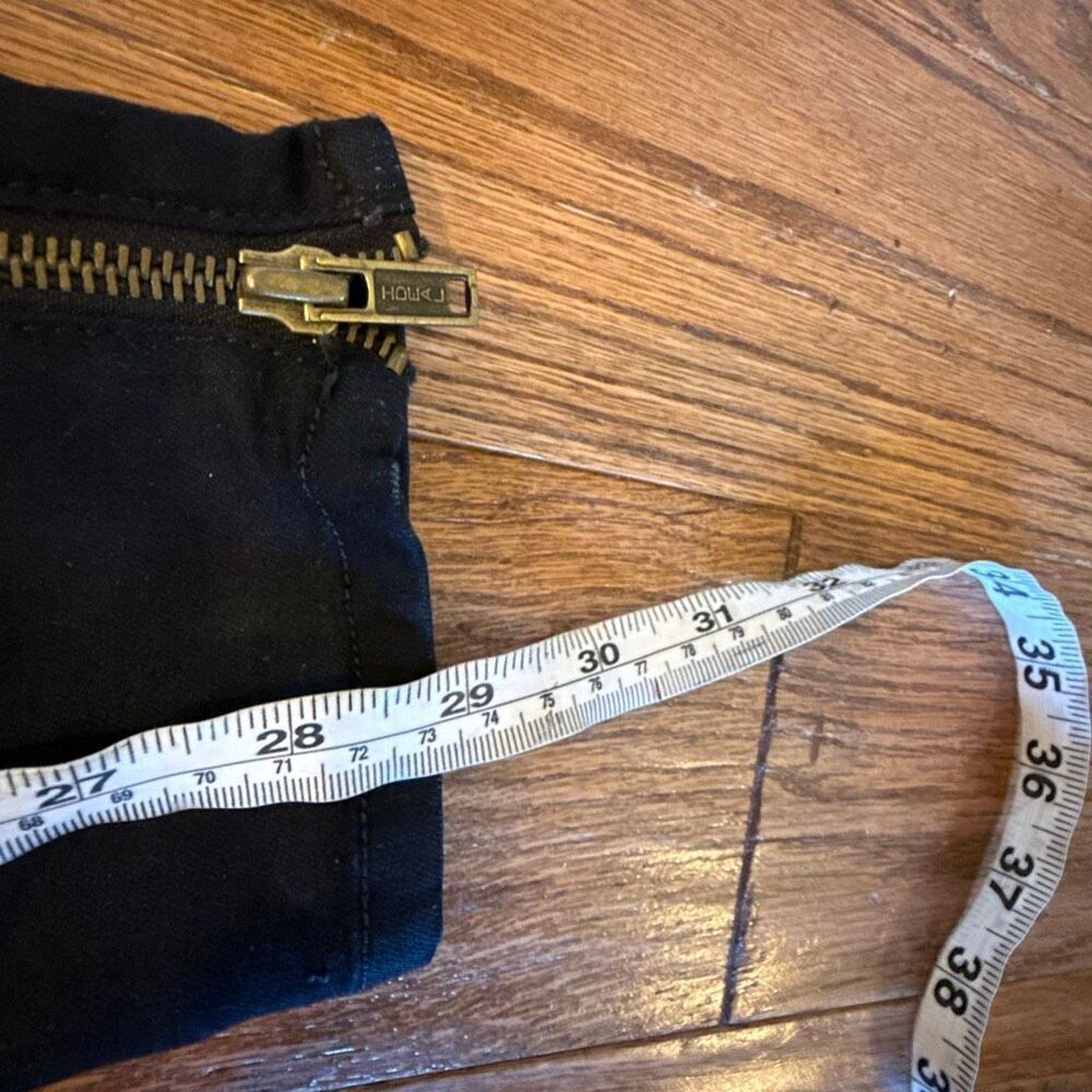 Rag & Boneโblack zip front skinny jeans 24 - Picture 4 of 11